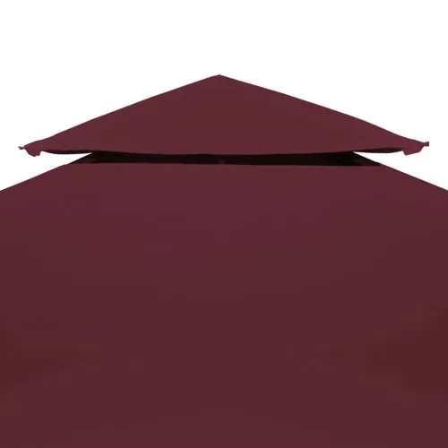 Zamjenski krov za sjenicu - Pokrov za sjenicu s 2 razine 310 g/m² 4 x 3 m bordo - Bordo Cijena