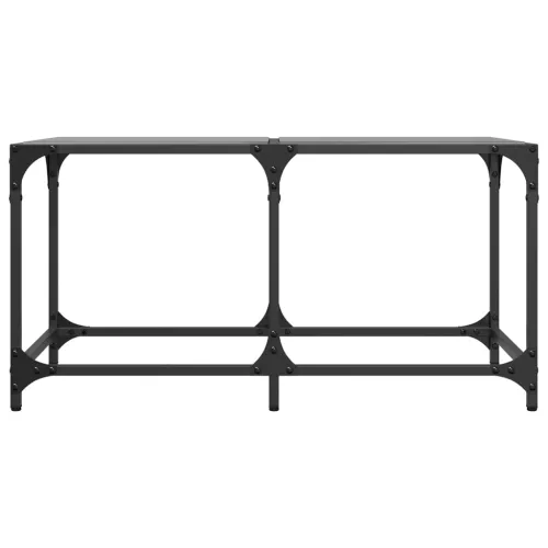 Stolić za kavu s crnom staklenom površinom 78,5x40x40 cm čelik - crno staklo 78.5 x 40 x 40 cm 1 Crno staklo Cijena