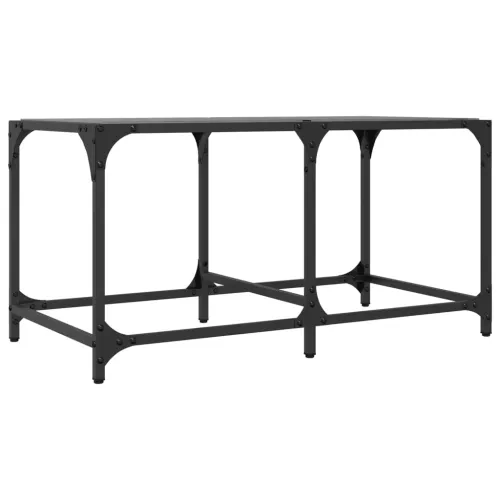 Stolić za kavu s crnom staklenom površinom 78,5x40x40 cm čelik - crno staklo 78.5 x 40 x 40 cm 1 Crno staklo Cijena
