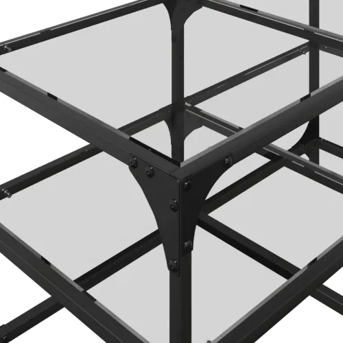 Stolić s prozirnom staklenom površinom 78,5x40x45 cm čelik - prozirno staklo 78.5 x 40 x 45 cm 1 Prozirno staklo Cijena