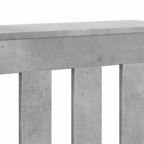 Maska za radijator - Pokrov za radijator hrasta sonome 104x20x82cm konstruirano drvo - Betonska siva 104 x 20 x 82 cm Okomite le Cijena