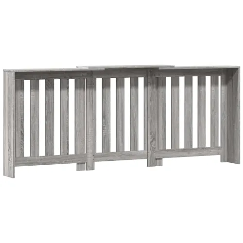 Maska za radijator - Pokrov za radijator hrasta sonome 205x21,5x83,5 cm - Sivi hrast sonoma 205 x 21.5 x 83.5 cm 1 Okomite letvi Cijena