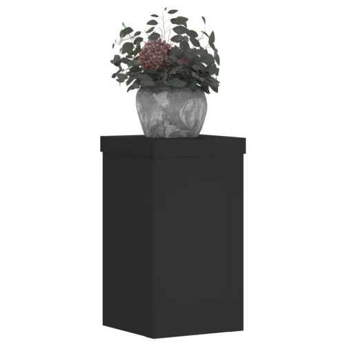 Stalci za biljke 2 kom crni 10x10x18 cm konstruirano drvo - Crna 10 x 10 x 18 cm 2 Crna Cijena