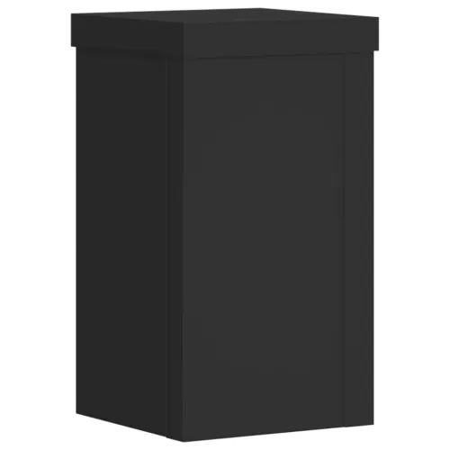 Stalci za biljke 2 kom crni 10x10x18 cm konstruirano drvo - Crna 10 x 10 x 18 cm 2 Crna Cijena