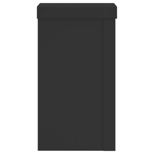 Stalci za biljke 2 kom crni 10x10x18 cm konstruirano drvo - Crna 10 x 10 x 18 cm 2 Crna Cijena