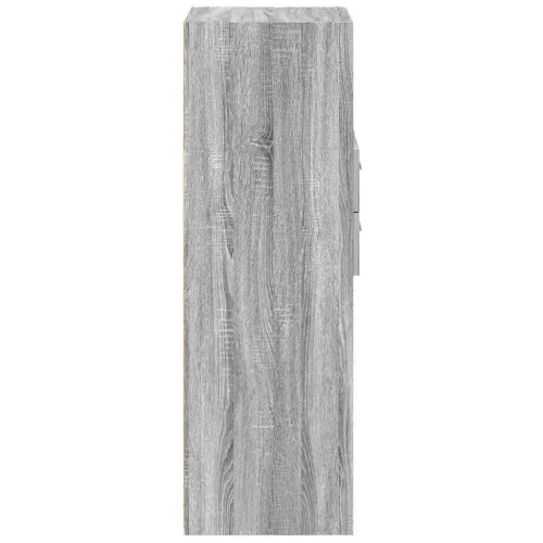 Visoka komoda siva boja hrasta 30x42,5x124 cm konstruirano drvo - Sivi hrast sonoma 30 x 42.5 x 124 cm 1 Sivi hrast sonoma Cijena