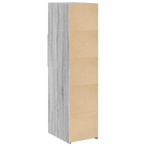 Visoka komoda siva boja hrasta 30x42,5x124 cm konstruirano drvo - Sivi hrast sonoma 30 x 42.5 x 124 cm 1 Sivi hrast sonoma Cijena