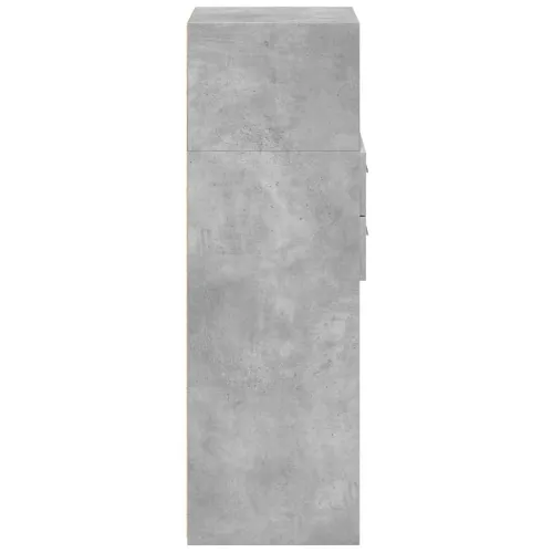 Visoka komoda boja betona 40 x 42,5 x 124 cm konstruirano drvo - Beton siva 1 Beton siva Cijena