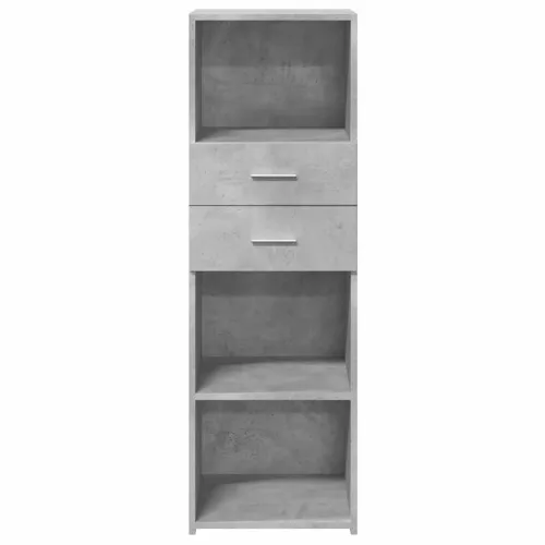 Visoka komoda boja betona 40 x 42,5 x 124 cm konstruirano drvo - Beton siva 1 Beton siva Cijena