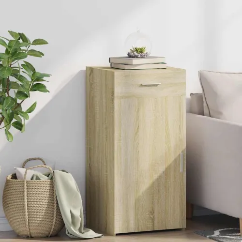 Komoda boja hrasta sonome 45 x 42,5 x 93 cm konstruirano drvo - sonoma hrast 1 Sonoma hrast Cijena