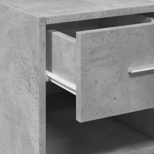 Komoda siva boja betona 40 x 42,5 x 93 cm od konstruiranog drva - Beton siva 1 Beton siva Cijena