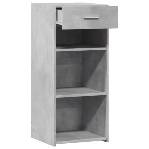 Komoda siva boja betona 40 x 42,5 x 93 cm od konstruiranog drva - Beton siva 1 Beton siva Cijena