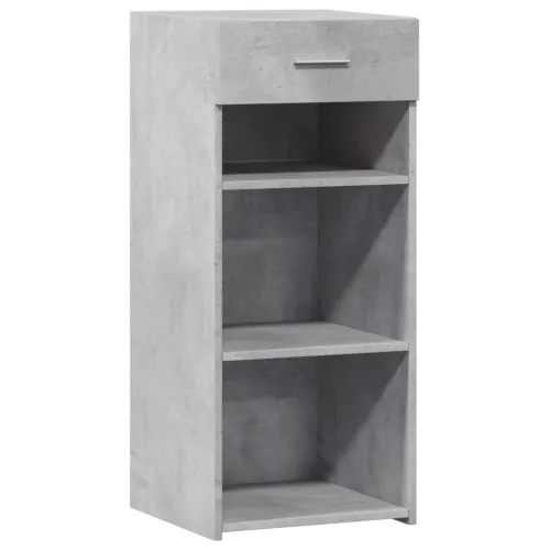 Komoda siva boja betona 40 x 42,5 x 93 cm od konstruiranog drva - Beton siva 1 Beton siva Cijena