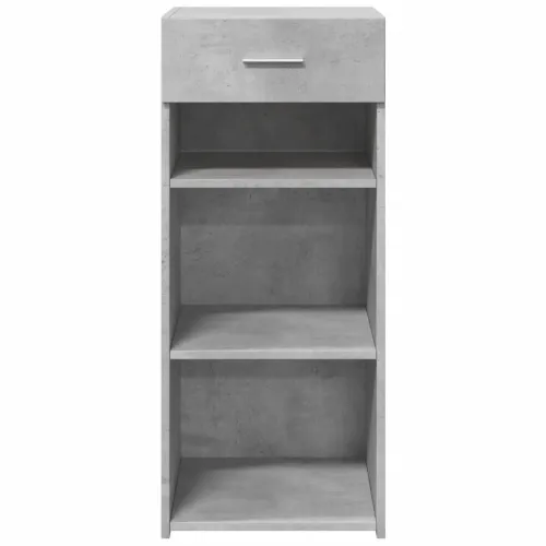 Komoda siva boja betona 40 x 42,5 x 93 cm od konstruiranog drva - Beton siva 1 Beton siva Cijena