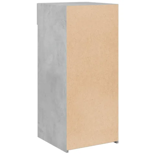 Komoda siva boja betona 40 x 42,5 x 93 cm od konstruiranog drva - Beton siva 1 Beton siva Cijena