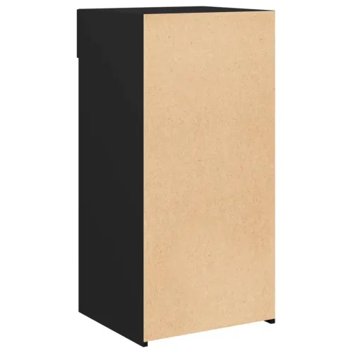 Komoda crna 45 x 42,5 x 93 cm od konstruiranog drva - Crna 1 Crna Cijena