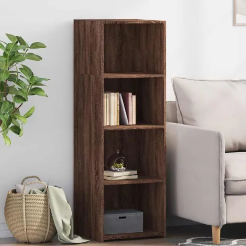 Visoka komoda boja hrasta 40x41x124 cm od konstruiranog drva - Smeđi hrast 1 Smeđi hrast Cijena