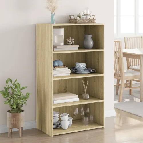 Visoka komoda boje hrasta 70 x 41 x 124 cm konstruirano drvo - sonoma hrast 1 Sonoma hrast Cijena