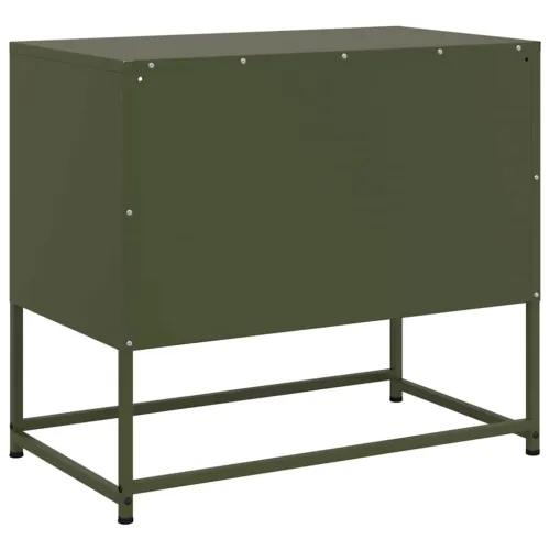 TV ormarić maslinastozeleni 68x39x60,5 cm čelični - Zelena 1 Zelena Cijena
