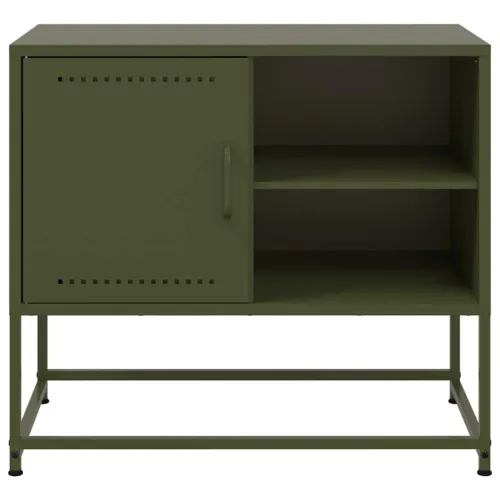 TV ormarić maslinastozeleni 68x39x60,5 cm čelični - Zelena 1 Zelena Cijena