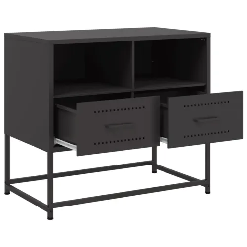 TV ormarić crni 68x39x60,5 cm čelični - Crna 1 Cijena