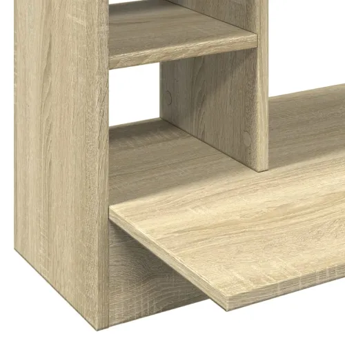Zidni radni stol boja hrasta sonome 105x48x75 cm drveni - sonoma hrast Sonoma hrast Cijena