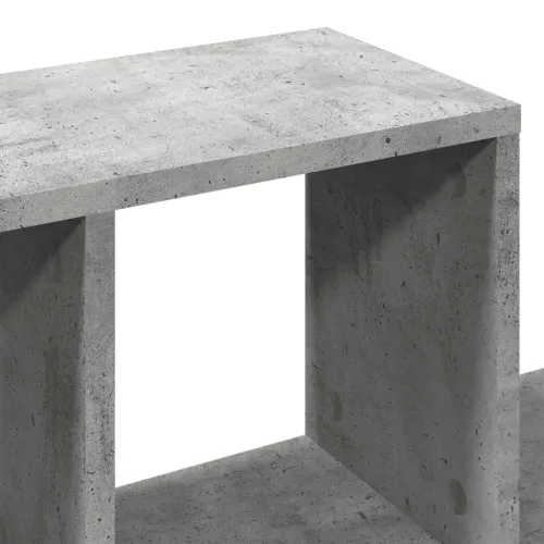 Zidna polica siva boja betona 100 x 20 x 53 cm drvena - Beton siva 1 1 Beton siva Cijena
