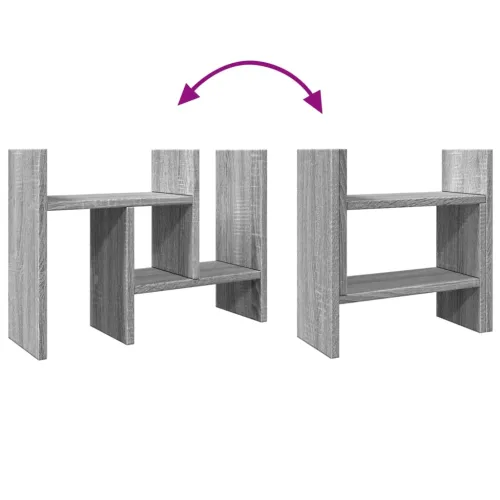 Organizator za stol siva boja hrasta 34,5x15,5x35,5 cm drveni - Sivi hrast sonoma 34.5 x 15.5 x 35.5 cm Siva Sonoma 34,5 x 15,5  Cijena