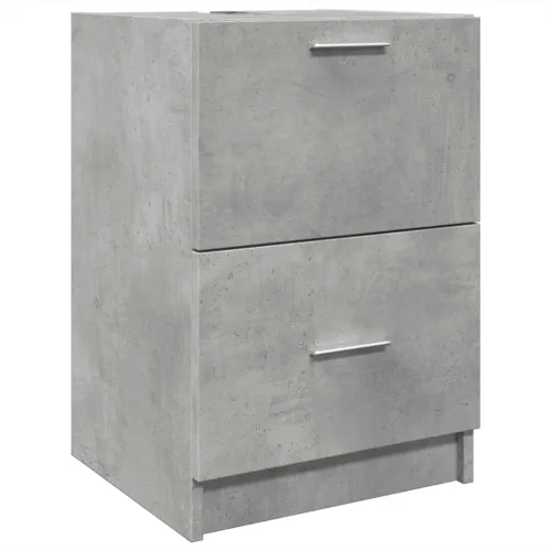 Ormarić za Lavabo - Umivaonik boja betona 40x37x59 cm konstruirano drvo - Beton siva 40 x 37 x 59 cm 1 Beton siva Cijena