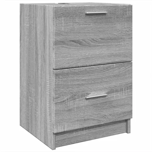 Ormarić za Lavabo - Umivaonik boja hrasta sonome 40x37x59 cm drveni - Sivi hrast sonoma 40 x 37 x 59 cm Cijena