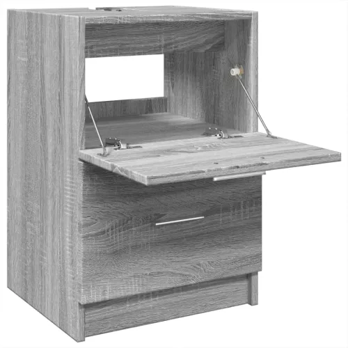 Ormarić za Lavabo - Umivaonik boja hrasta sonome 40x37x59 cm drveni - Sivi hrast sonoma 40 x 37 x 59 cm Cijena