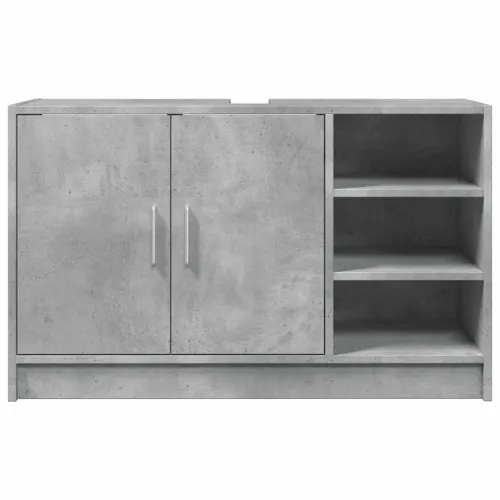 Ormarić za Lavabo - Umivaonik boja betona 90x29x55 cm konstruirano drvo - Beton siva 90 x 29 x 55 cm 1 1 Cijena