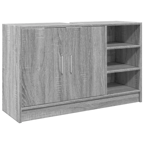 Ormarić za Lavabo - Umivaonik boja hrasta 90x29x55 cm konstruirano drvo - Sivi hrast sonoma 90 x 29 x 55 cm 1 1 Cijena