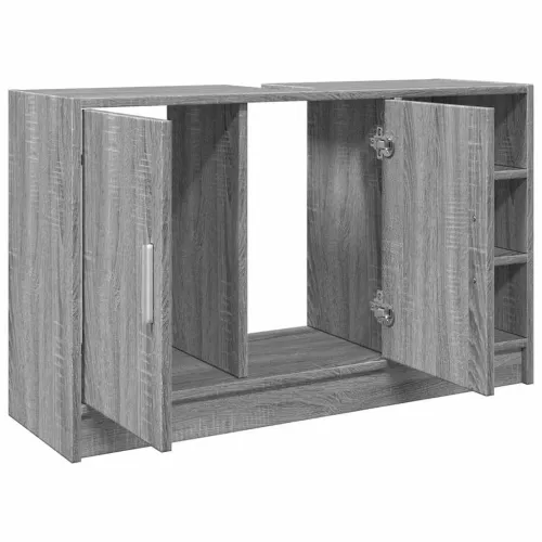 Ormarić za Lavabo - Umivaonik boja hrasta 90x29x55 cm konstruirano drvo - Sivi hrast sonoma 90 x 29 x 55 cm 1 1 Cijena