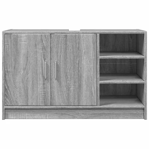 Ormarić za Lavabo - Umivaonik boja hrasta 90x29x55 cm konstruirano drvo - Sivi hrast sonoma 90 x 29 x 55 cm 1 1 Cijena