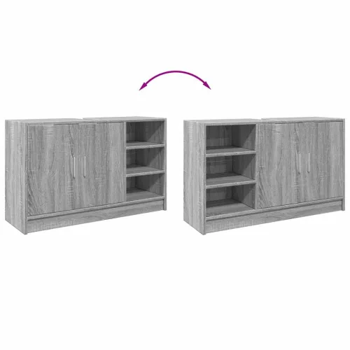 Ormarić za Lavabo - Umivaonik boja hrasta 90x29x55 cm konstruirano drvo - Sivi hrast sonoma 90 x 29 x 55 cm 1 1 Cijena