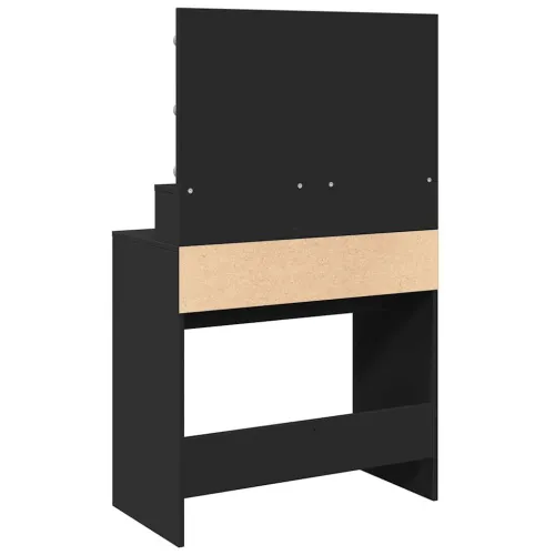 Toaletni stolić s LED svjetlima crni 80x41x134,5 cm - Crna 1 Crna Cijena