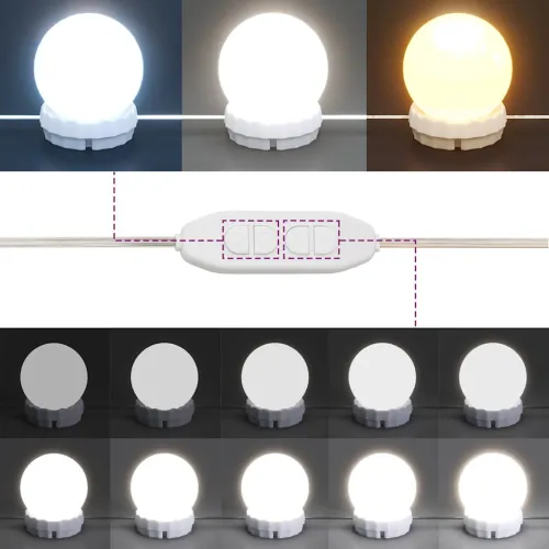 Toaletni stolić s LED svjetlima boja hrasta 80x41x134,5 cm - Sivi hrast sonoma 1 Sivi hrast sonoma Cijena