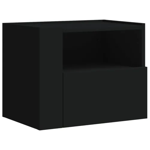Zidni noćni ormarić crni 45 x 30 x 35 cm - Crna 1 Crna 1 Cijena