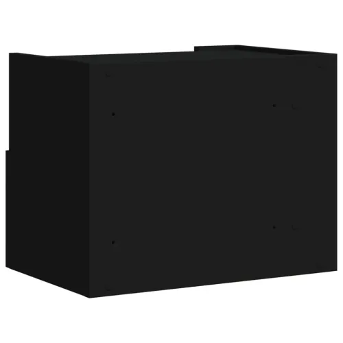 Zidni noćni ormarić crni 45 x 30 x 35 cm - Crna 1 Crna 1 Cijena