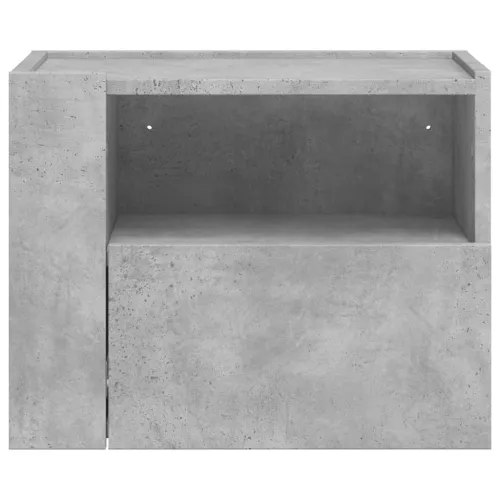 Zidni noćni ormarići 2 kom siva boja betona 45 x 30 x 35 cm - Beton siva 2 Beton siva 2 Cijena