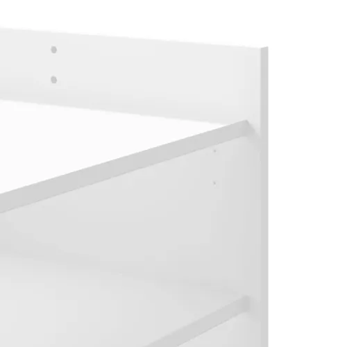 Stolić za kavu bijeli 80 x 50 x 50 cm od konstruiranog drva - Bijela 1 80 cm Bijela Cijena