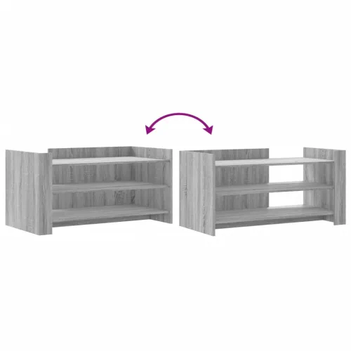 Stolić za kavu siva boja hrasta 100x50x50 cm od drva - Sivi hrast sonoma 1 100 cm Sivi hrast sonoma Cijena