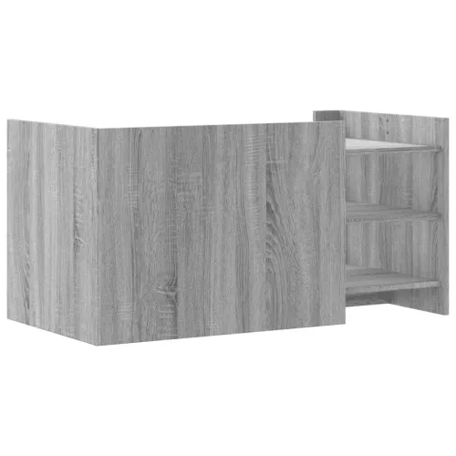 Stolić za kavu siva boja hrasta 100x50x50 cm od drva - Sivi hrast sonoma 1 100 cm Sivi hrast sonoma Cijena