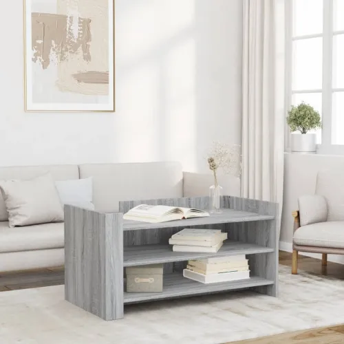 Stolić za kavu siva boja hrasta 100x50x50 cm od drva - Sivi hrast sonoma 1 100 cm Sivi hrast sonoma Cijena