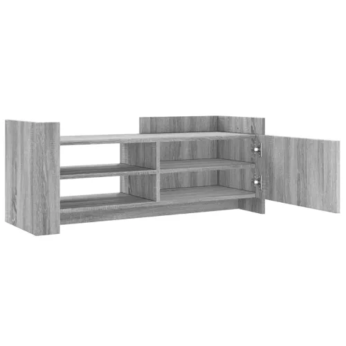 TV ormarić boja hrasta sonome 100x35x40 cm konstruirano drvo - Sivi hrast sonoma 1 100 cm Sivi hrast sonoma Cijena