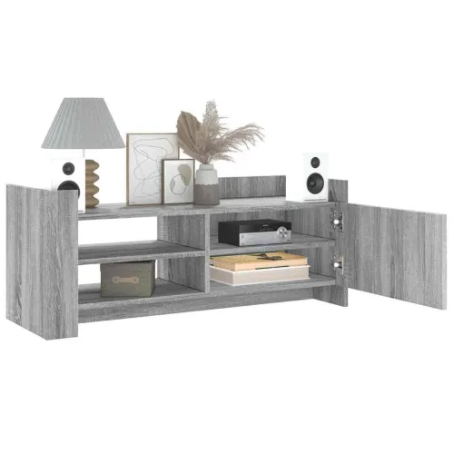 TV ormarić boja hrasta sonome 100x35x40 cm konstruirano drvo - Sivi hrast sonoma 1 100 cm Sivi hrast sonoma Cijena