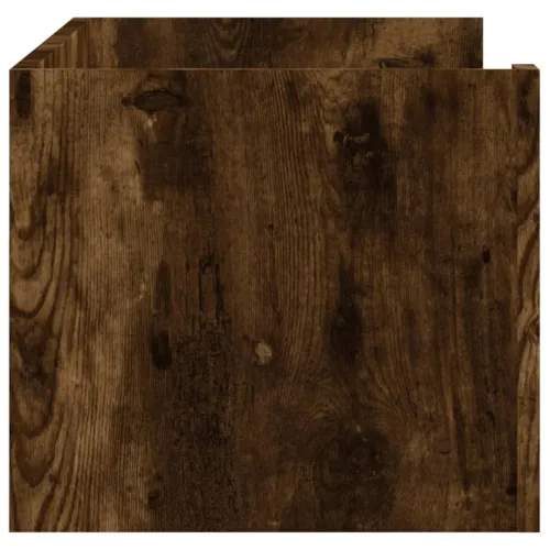Zidna polica boja hrasta 100x35x30,5 cm od konstruiranog drva - Dimljeni hrast 100 x 35 x 30.5 cm 1 1 Cijena
