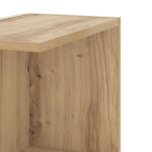 Kutna zidna polica boja artisian hrast 36,5x36,5x140 cm drvena - Boja hrasta 1 1 Boja hrasta Cijena