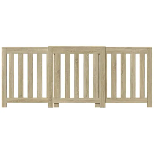 Maska za radijator - Pokrov za radijator hrasta sonome 205x21,5x83,5 cm - sonoma hrast 205 x 21.5 x 83.5 cm 1 Okomite letvice Cijena